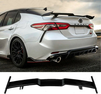 Gloss Black Highkick Trunk Spoiler Wing For 2018-2024 Toyota Camry