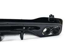 C63 Style Rear Diffuser W/ Blk Chrome Exhaust Tips For Mercedes C-Class C200 C300 AMG W206 Sedan 2022-2025