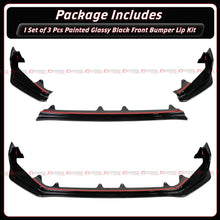 For 2023-2026 Honda Civic Type R FL5 MM Style Gloss Black Front Bumper Lip Spoiler