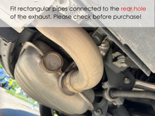 Matte Black Exhaust Tips Muffler for Porsche Cayenne 2011-2014 Long Pipes