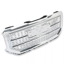 Front Upper Chrome Mesh Grill Fits 2016-2018 GMC Sierra 1500 Grille Denali Style