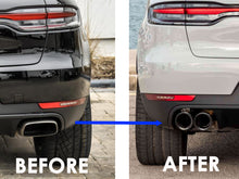 Gloss Black Exhaust Tips Black for Porsche Macan 2.0L 2019-2026