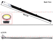 Gloss Black Side Skirt Extension Splitter For 2018-2024 Toyota Camry