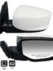 5Pin Left+Right White Mirror Side Heated Foldaway For Honda Accord Coupe 2008-2011 2012