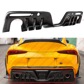 For 2020-2025 Toyota Supra A90 A91 MK5 CTM Design Carbon Fiber Rear Bumper Diffuser Valance