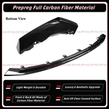 For 2021-2026 BMW G80 M3 G82 G83 M4 CSL Full Dry Carbon Fiber Front Bumper Lip
