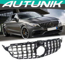 GTR Style Front Bumper Grill For Mercedes W205 C205 C200 C300 C450 C43 2019-2021