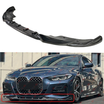 For 2021-2025 BMW G22 G23 430i M440i Max Style Real Carbon Fiber Front Bumper Lip