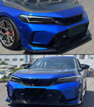 Gloss Black Front Lip For 2022-2024 Honda Civic Type-R Conversion Bumper