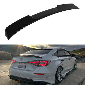 For Honda Civic Sedan 11th 2022-2025 Gloss Black Sport Rear Window Roof Spoiler Wing