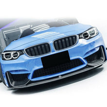 Carbon Look Front Bumper Lip Splitter For BMW F80 F82 F83 M3 M4 2015-2020