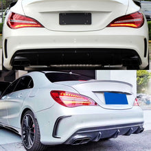 Carbon Look Rear Diffuser for Mercedes W117 C117 CLA250 CLA45 AMG 2013-2019