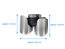 Brushed Chrome Exhaust Tips For 2020-2026 Land Rover Defender 90 110 130 2.0L