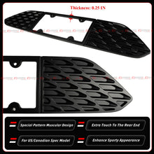 For 2015-2023 Ford Mustang S550 Matt Black Rear License Plate Frame Holder Panel
