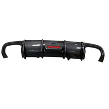 Carbon Fiber Look Rear Diffuser w/ LED Light for 2017-2019 Audi A4 B9 S-Line S4