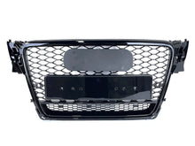 Gloss Black Front Mesh Grille for AUDI A4 B8 S4 2009-2012 fg197