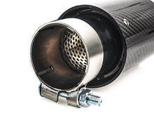 Carbon fiber Exhaust Tips 65mm Inlet Muffler Pipes Fit for BMW
