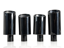 8pcs Quad Exhaust Tips Black For Mercedes G-Class W463 W464 G500 G550 G63 G65 2002-2024