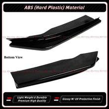 For 2025-2026 BMW X3 G45 M Sport V-ST Style Gloss Black Rear Bumper Diffuser Kit