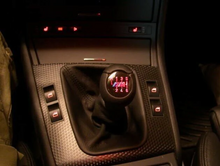 Illuminated Genuine Leather Shift Knob for BMW M3 E30 E36 E39 E46 ZHP with 6 Speed Light