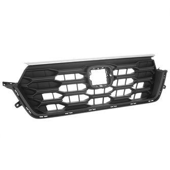 For 2023-2024 Honda CRV CR-V Front Upper Grille Matt Black Honeycomb