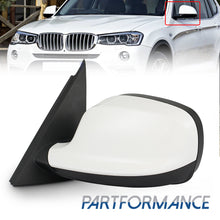 White Left Driver Mirror Heated Power Side View For 2011-2014 BMW X3 F25