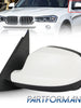 White Left Driver Mirror Heated Power Side View For 2011-2014 BMW X3 F25