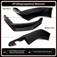 For 2025-2026 Tesla Model Y Juniper Matte Black Front Bumper Lip Kit By Yofer