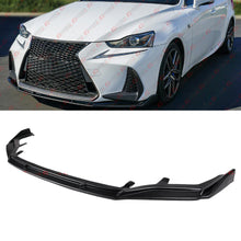 Matte Black Front Bumper Lip Splitter For 2017-2020 Lexus IS200t IS300 IS350