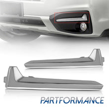 Pair Chrome Fog Light Molding Trim For Subaru Forester 2017 2018 Left & Right