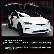 For 2016-2025 Tesla Model X Direct Add-On Full Carbon Fiber M Horn Style Side Mirror Caps Covers