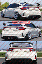 For 2023-2025 Honda Civic Type-R FL5 Rear Bumper Sequential LED DRL Side Reflector Light