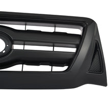 Front Bumper Grille For 2005-2011 Toyota Tacoma Factory Style Glossy Black Grill