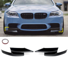 Gloss Black Front Bumper Lip Corner Splitter For BMW F10 M5 2010-2016