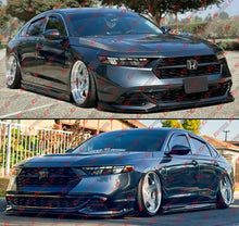 For 2023-2025 Honda Accord Yofer Black Side Skirt Extension - Meteorite Gray Trim