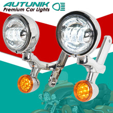 4.5" LED Fog Lights for Harley Street Electra Glide Road King 94-23