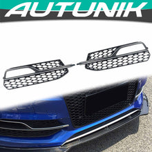 Chrome Front Fog Light Grill Cover For AUDI A3 8V S-Line S3 2013-2016