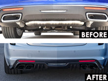 For 2020-2024 Cadillac CT5 NON-V Rear Dual Exhaust Muffler Tail Pipes Tip Black