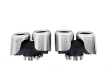 Brushed Chrome Exhaust Tips For 2020-2026 Land Rover Defender 90 110 130 2.0L