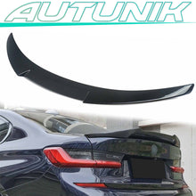 Carbon Fiber Look M4 Style Trunk Spoiler Wing For BMW G20 330i M340i G80 M3 2019-2024