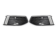 Left & Right Fog Light Grille Cover Trim For Audi A6 C8 Non-Sline 2019–2025