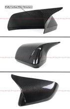 FOR 24-25 FORD MUSTANG DRY CARBON FIBER M STYLE SIDE MIRROR COVER CAP W/O LIGHT