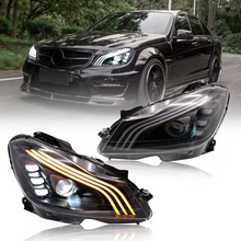 LED DRL Headlights Projector Assembly for Mercedes Benz W204 C250 2011-2014