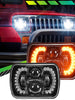 5x7 6x7 LED Headlight Hi/Lo Beam for Jeep Cherokee XJ 84-01 Wrangler YJ 86-95