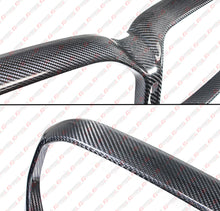 Dry Carbon Fiber Front Air Duct Vent Cover Trim & Front Grille Outline Frame For 2021-2023 BMW F90 M5 LCI