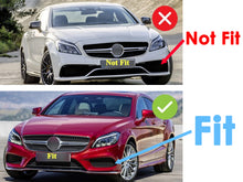 3PCS For 2015-2018 Benz W218 CLS400 CLS550 Front Bumper Lip Molding Trims Black