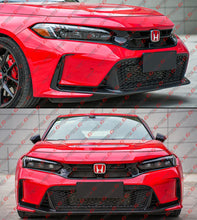 For 2023-2025 Honda Civic Type-R FL5 V Style Front Grill Grille W/ Full Carbon Fiber Mesh