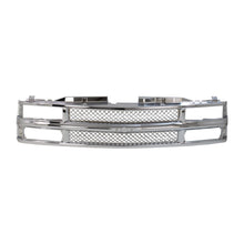 Front Grille for Chevy C1500 C2500 K1500 K2500 C3500 K3500 Tahoe Suburban 1994–2000 – Chrome Shell