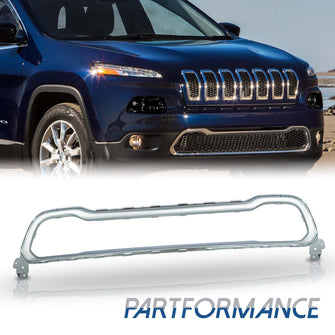 Front Bumper Grille Molding Chrome Trim For 2014-2018 Jeep Cherokee 68203230AB