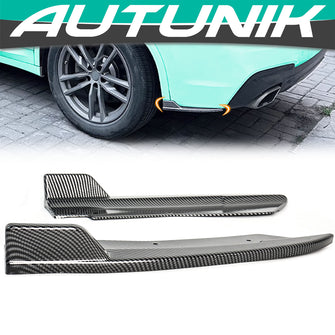 Rear Corner Canards Side Air Splitters Kits For BMW X3 G01 LCI M Sport 2022+